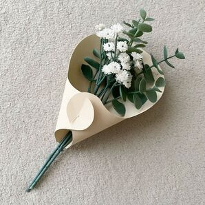 ダイソー グリーンミックスピック ミニブーケ ティエラ ユーカリ フェイクグリーン 造花