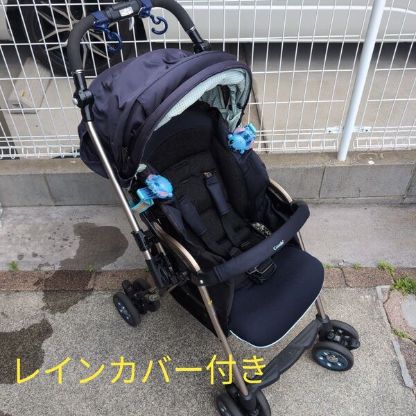 【大人気商品】Combi ベビーカー 両対面 ディアクラッセオート4キャス レインカバー付
