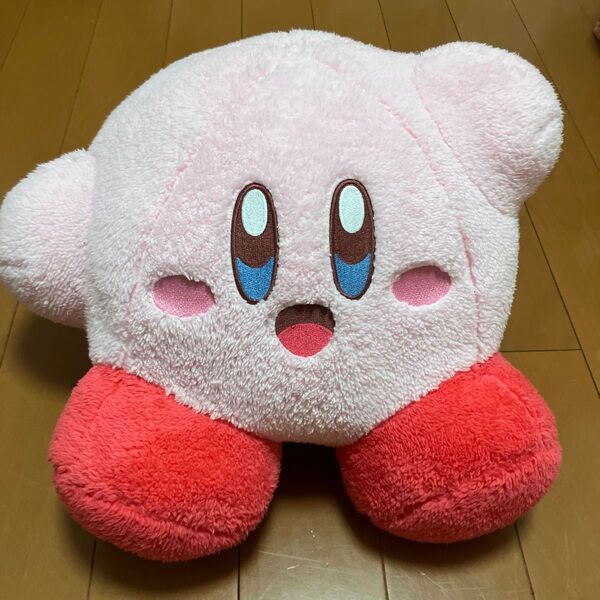 星のカービィ ぬいぐるみクッション ピンク はぐっとふわもよ よくばりBIGぬいぐるみ