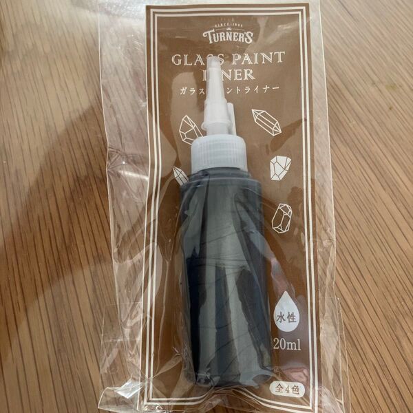 ターナー色彩 ガラスペイントライナー 銀 GP020221 20ml