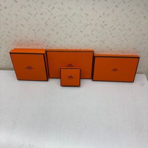 HERMES 空箱 4個セット オレンジ