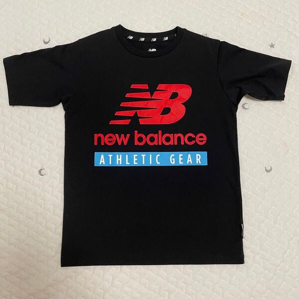 new balance Tシャツ 130サイズ ブラック 半袖 半袖Tシャツ