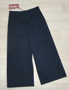  new goods 65%OFF Max Mara Max Mara wide cropped pants navy 36 size [ free shipping ]
