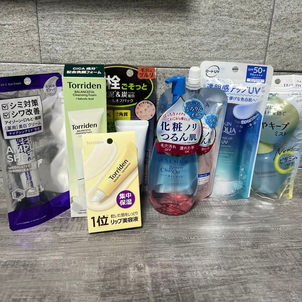 ボトルワークス アンプルショット 薬用エフェクト リンクル&モイスト アイクリーム 20g×他肌ケア8点セット