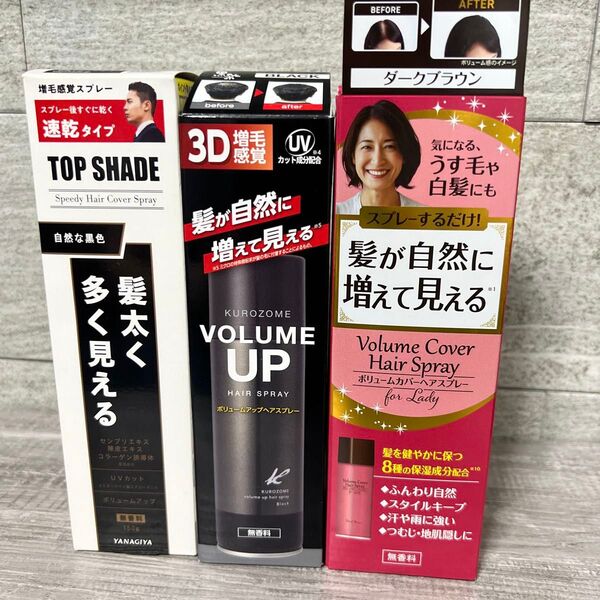 スピーディーヘアカバースプレー 自然な黒色 150g入り×他3個セット