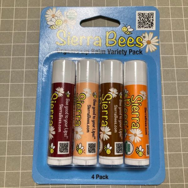 シエラビーズ Sierra Bees リップクリーム 4本