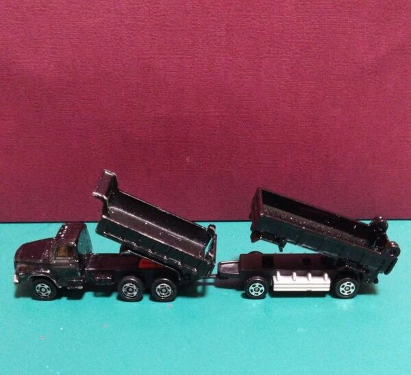 トミカ ミニカー ダンプトレーラー カスタム 改造 トラック野郎 ロングトミカ