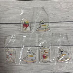 はま寿司 サンリオキャラクターズ アクリルスタンド いちご新聞50周年 いちごの王さま シナモロール コロコロクリリン