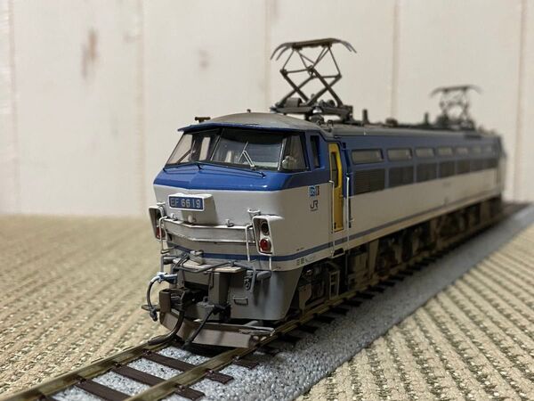 加工品 / EF66-19号機・東海道貨物輸送 TOMIX HO-117 JR EF66形 電気機関車(JR貨物更新車)より