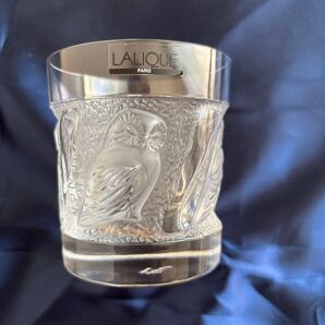 ラリック LALIQUE タンブラー クリスタルガラス フクロウ