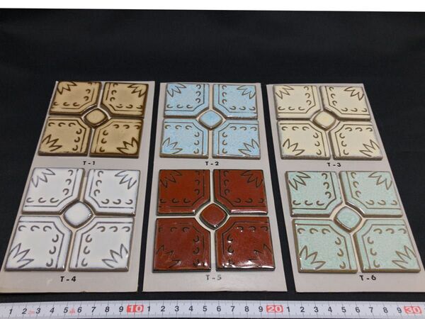 レトロタイル 6セット A タイル 昭和レトロ ターセル