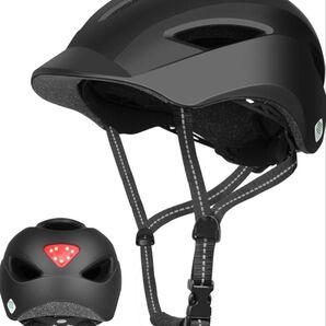 新品 自転車 ヘルメット SG規格 大人 街乗り 通勤 通学 CPSC/CE/認定済み LEDセフティーライト付 通気&快適