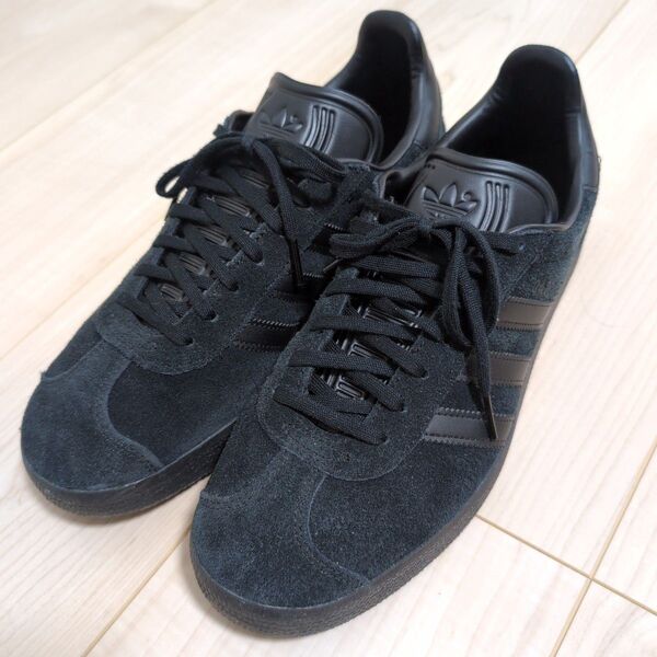 adidas Originals アディダス オリジナルス GAZELLE ガゼル トリプルブラック 27.5cm 送料無料