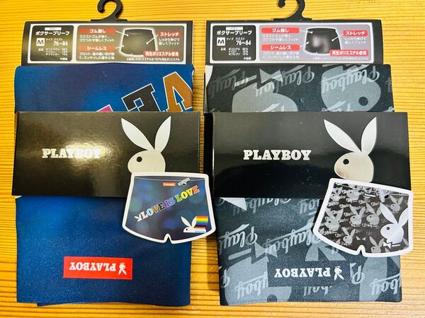 PLAYBOY ボクサーパンツ M 2枚