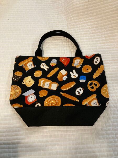 No.1114 パンどろぼう ミニトートバッグ バッグ ハンドメイド