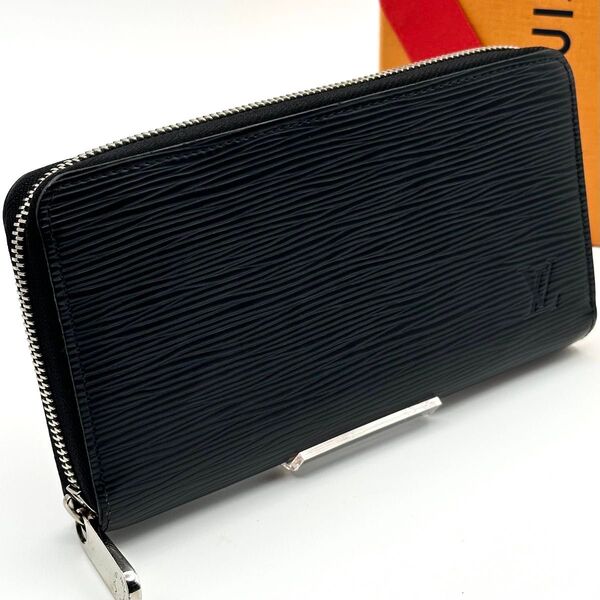 【極美品】ルイヴィトン エピ 長財布 ラウンドファスナー 黒 ジッピーウォレット LOUIS VUITTON ブラック 正規品
