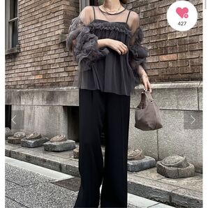 all in one & tulle tops set.