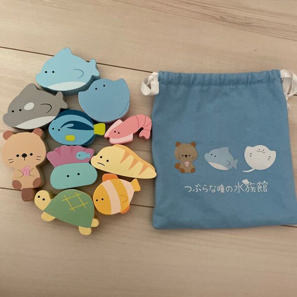 つみき10個 水の生き物