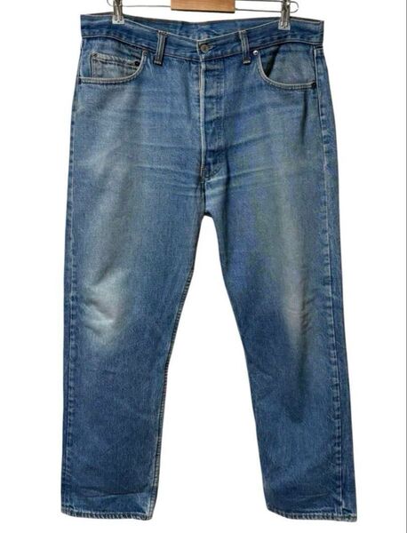 80s USA製 Levi's 501デニム ジーンズ ハチマル ヴィンテージ リーバイス W38