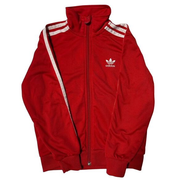 アディダス adidas トラックジャケット キッズ 061 130cm 赤 レッド