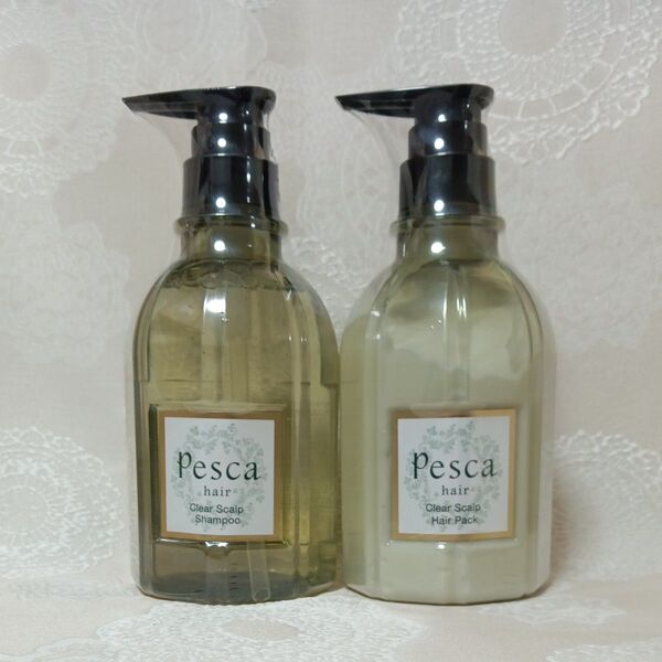 Pesca (ペスカ) 【クリア スカルプ シャンプー&ヘアパック】セット pesca