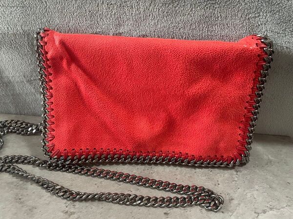 ステラ・マッカートニー(Stella McCartney) FALABELLA ショルダーバッグ オレンジレッド