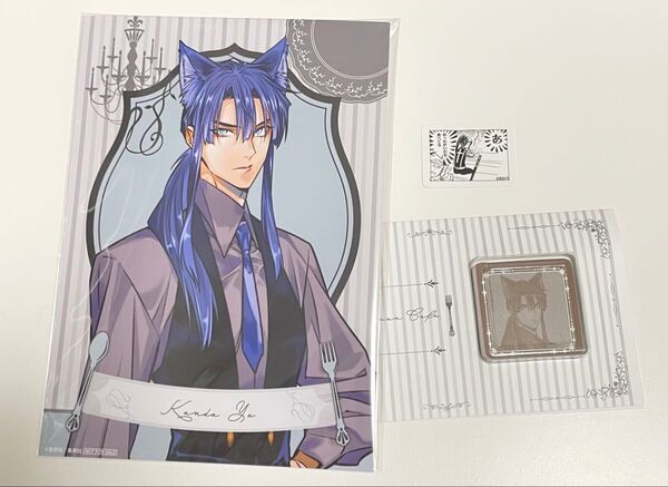 D.Gray-man Dグレカフェ THEキャラカフェ コラボカフェ 購入特典 ノベリティ 2L版ブロマイド チョコ 神田ユウ