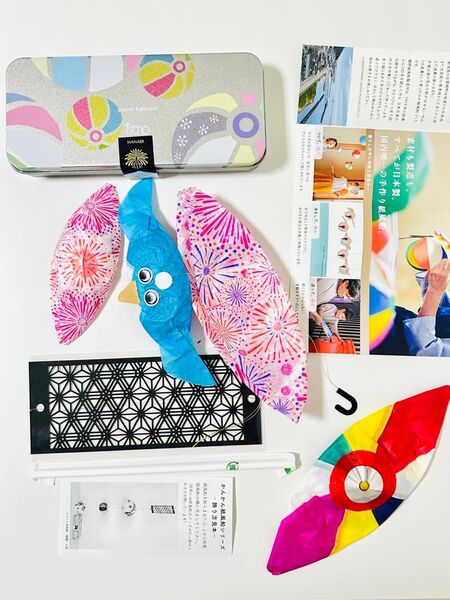 未使用日本製 紙風船かんかん花火 ペンギン 和風インテリア 夏の風物詩 手作り