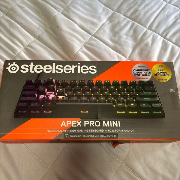SteelSeries ラピッドトリガー 搭載 ゲーミングキーボード ミニサイズ Apex Pro Min