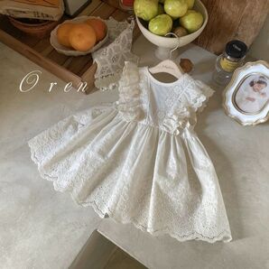 【OREN】Andrea embroidery apron