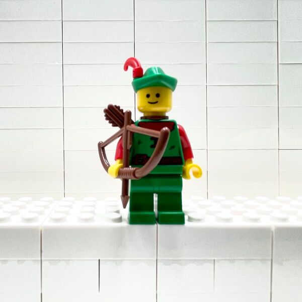 レゴミニフィグ フォレストマン 森の狩人 エルクウッド 弓矢筒付 LEGO社純正品 新品未使用