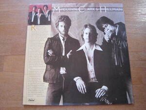 ■マッギン・クラーク & ヒルマン（MｃGUINN、CLARK＆HILLMAN）US盤LPレコード　1977年　ザ・バーズ