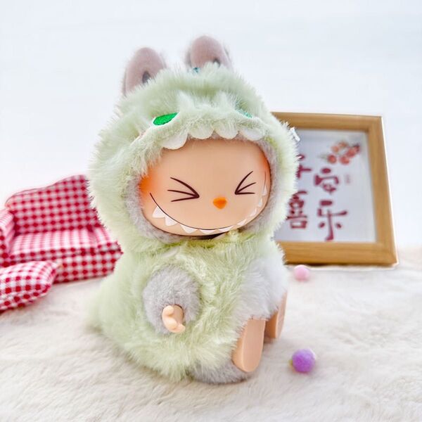 龍 POPMART LABUBU Macaron マカロン ぬいぐるみ用着替え 第1/2/3世代 洋服 娃衣 ラブブ 国内発送