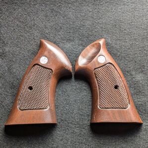 マルシン製 M29/629 ガスガン用 ハーフチェッカー 木製グリップ MARUSIN