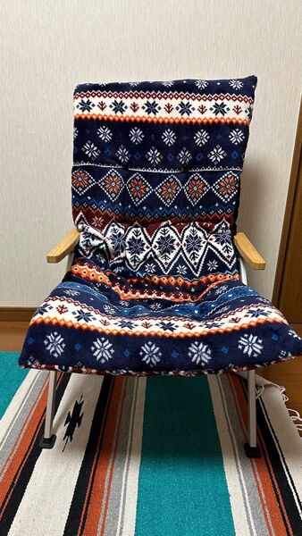 【ハイランダー】クライマックスローチェア用 難燃チェアカバー〈ノルディック柄〉 ※チェアは付属しません。