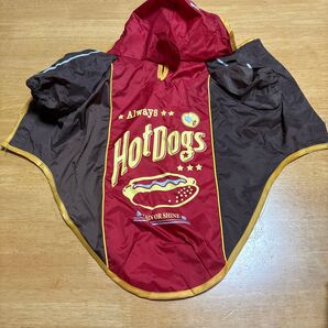 ホットドッグデザイン レインコート M