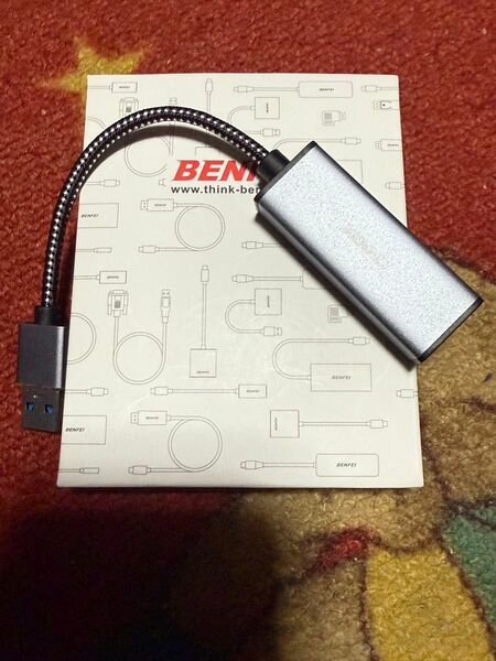 BENFEI 有線LANアダプタ USB A/C - ギガビット イーサネット アダプター、USB 3.0/C 中古美品