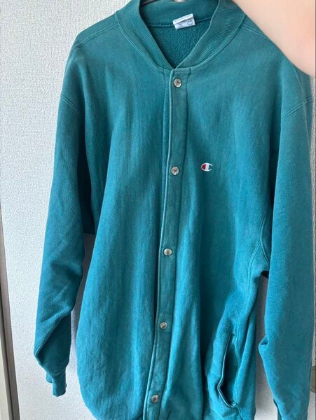 CHAMPION USA製 REVERSE WEAVEスナップカーディガン チャンピオン リバースウィーブ 古着 ヴィンテージ