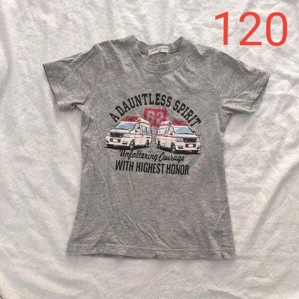日産 Tシャツ 120cm 子供服 キッズ 夏服 半袖 NISSAN 救急車