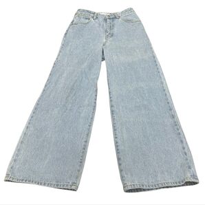 SIMPLICITE シンプリシテェ ライトウォッシュ ワイドデニムパンツ Ssize