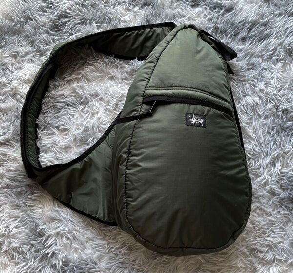 レア 90s old stussy ワンショルダーバッグ 紺タグ y2k ヴィンテージ オールドステューシー