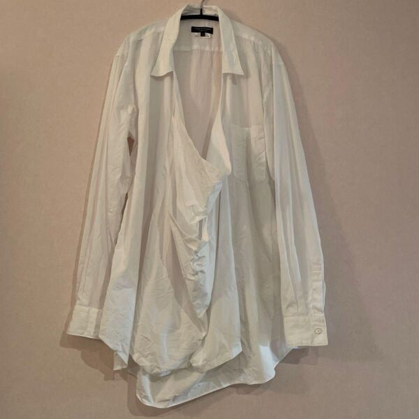 COMME des GARCONS HOMME PLUS コムデギャルソン ホワイト シャツ 長袖シャツ 長袖