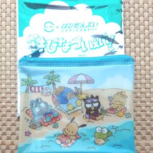 スシロー×はぴだんぶい はぴなついえい! コラボ限定 ファスナーポーチ