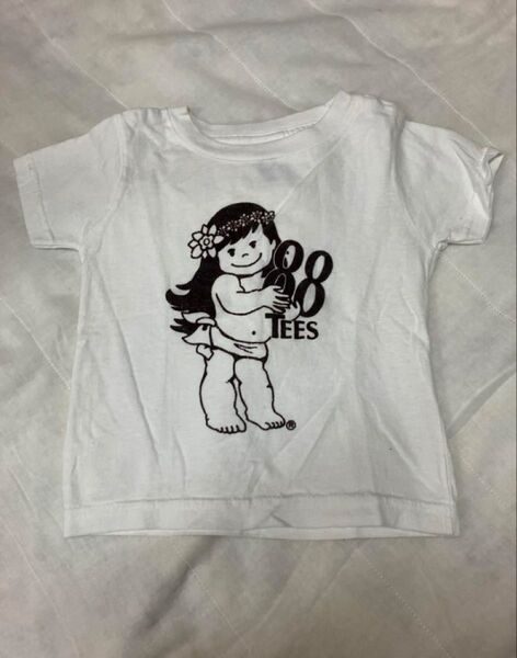 エイテイーエイティーズ 88 TEES ホワイト Tシャツ 90cm