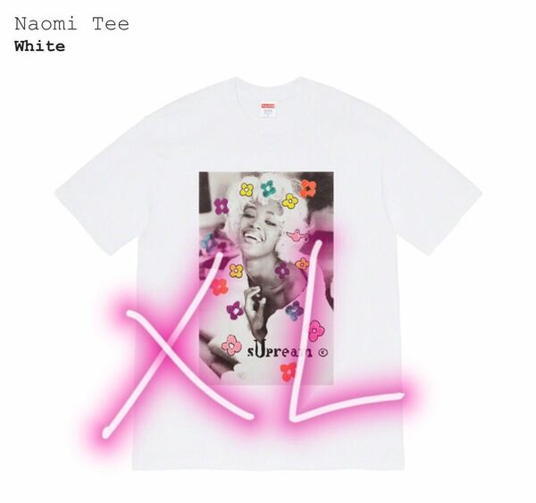 Supreme Naomi Tee 白 XL