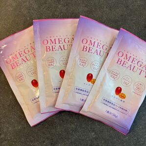 ニッスイ OMEGA-3 BEAUTY PROTEIN ソイプロテイン 26g×4袋 マンゴー風味 オメガ3 ビタミン