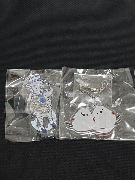 グラニフ アクリルスタンド アクスタ キーホルダー ラムチョップ、シマエナガ
