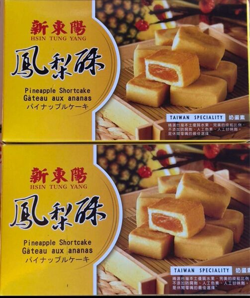 台湾 新東陽 パイナップルケーキ(1箱中25g、6ヶ入) 2箱