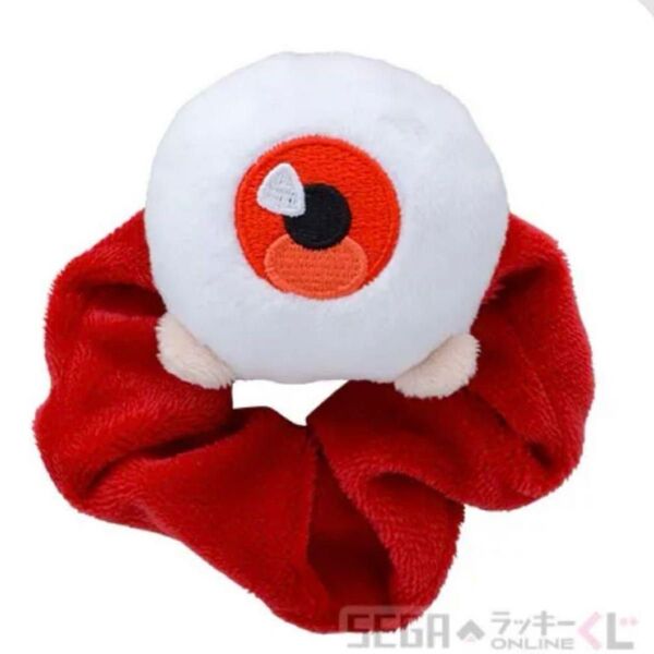 新品未使用 鬼太郎誕生 ゲゲゲの謎 D賞 マスコット付きシュシュ 目玉おやじ ゲゲゲの鬼太郎 ぬいぐるみ