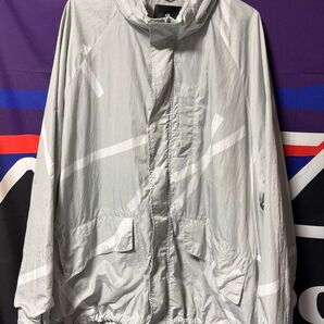 H&M ナイロンジャケット エイチアンドエム グレー ナイロンパーカー
